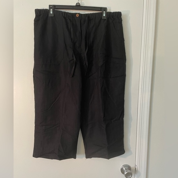 Caribbean Joe Wide Leg Capris - Picture 1 of 4